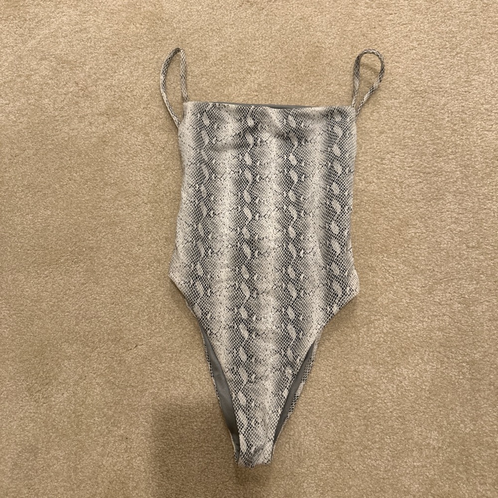 Skin by Same swim snakeskin body/ swimsuit